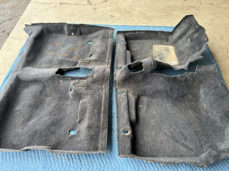 1986-1993 Volvo 240 244 *Sedan Only* Gray Molded Carpet Full Set OEM #4499EM
