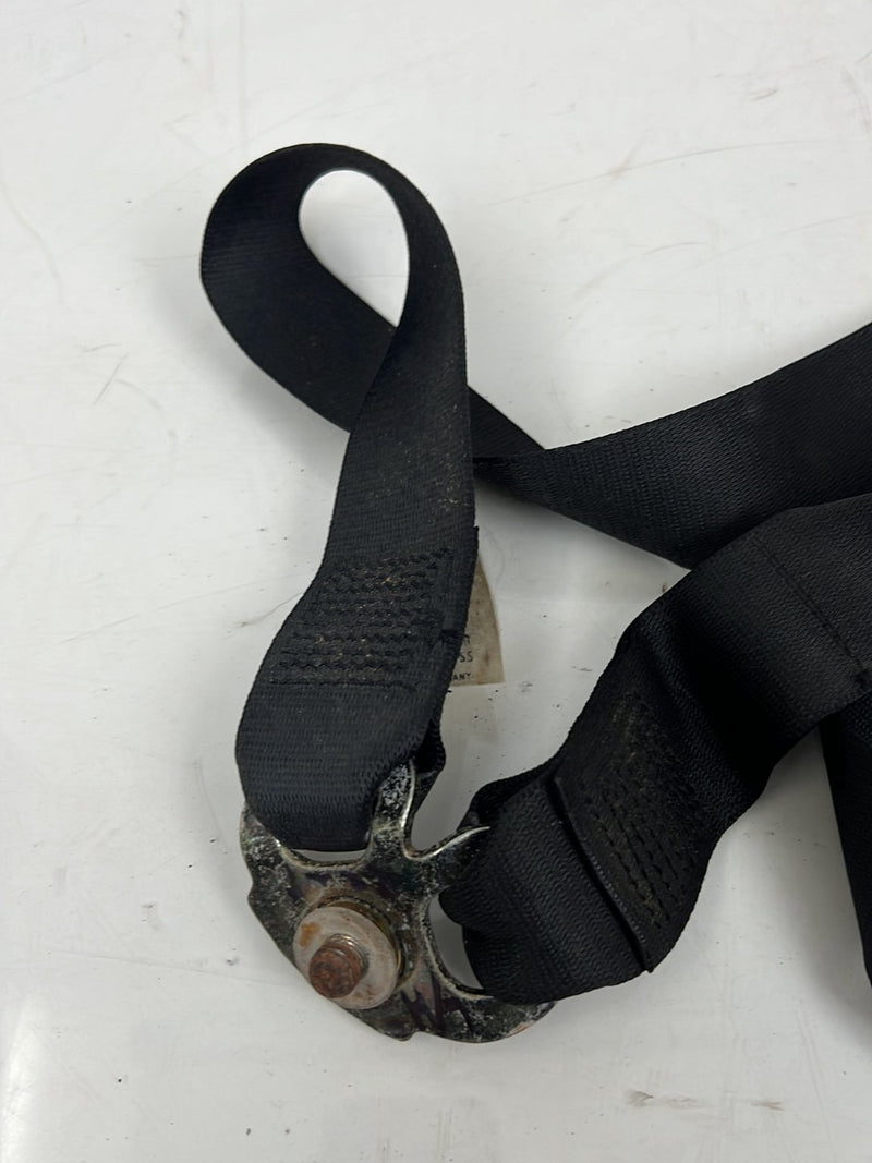 1984-1993 BMW 318i E30 Coupe Rear Seat Belt Retractor Set Black OEM #6737EM