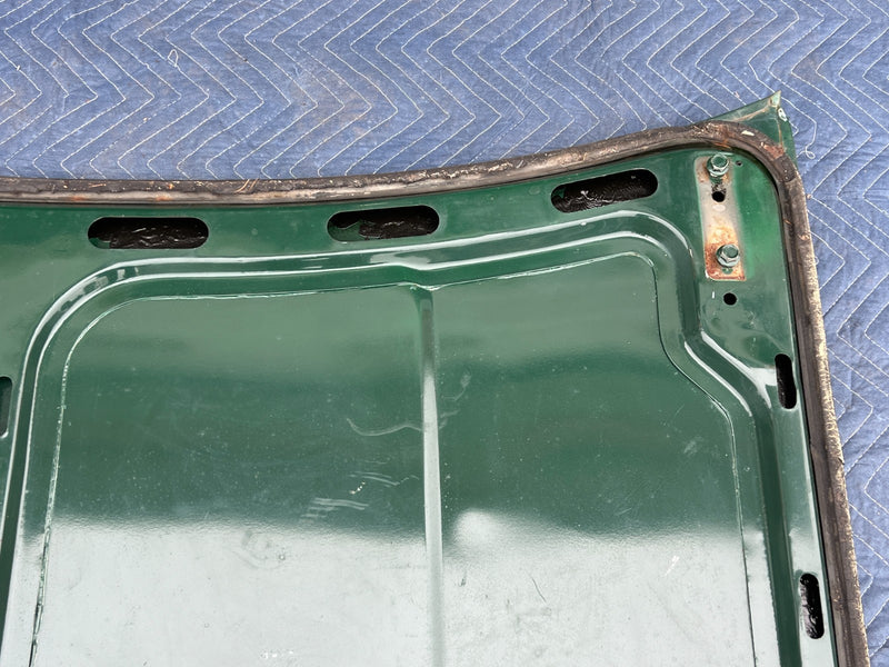 1967-1974 Volvo 140 142 Coupe Rear Deck Trunk Lid Panel Green OEM #4854EM