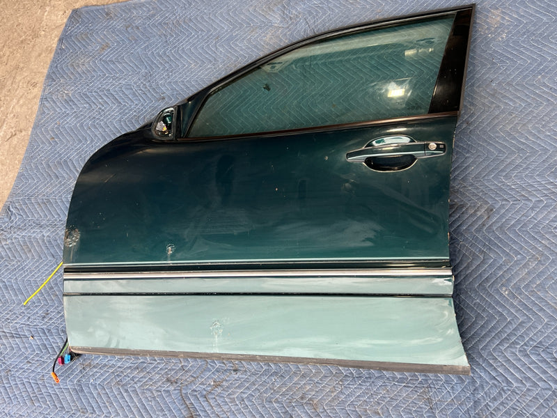 1998-2003 Mercedes W210 E320 Front Driver Left Door Assembly Green OEM #4730EM