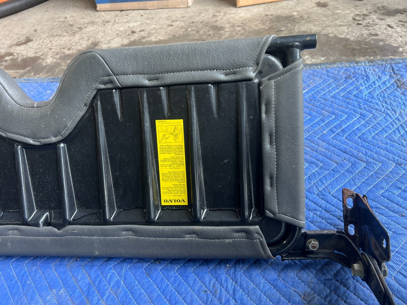 1992-1995 Volvo 940 740 3rd Row Booster Seat Assembly Charcoal RARE OEM #3293EM