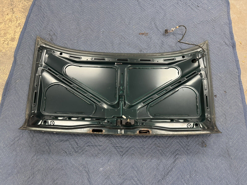 1986-1994 BMW 7 Series E32 Deck Lid Trunk Panel Green Hatch Rear OEM #1075M