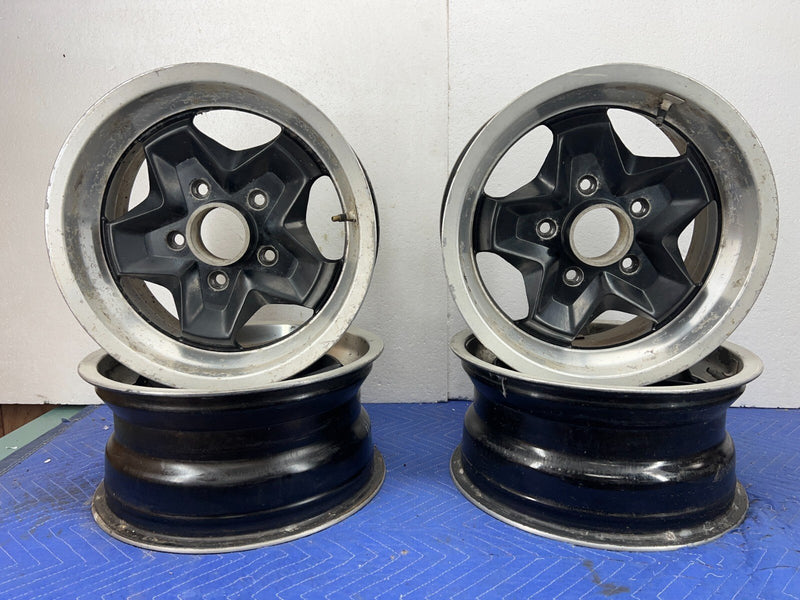 1983-1985 Porsche 944 Cast Cookie Cutter Rim 15x7 Wheel Set of 4 OEM #2489EM
