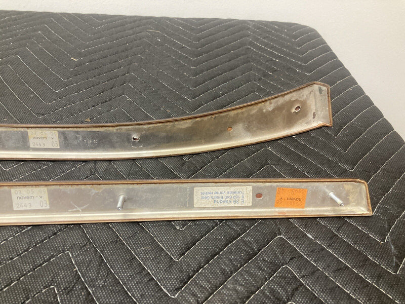1997-2003 BMW 540i 528i Front LH RH Door Wood Trim Molding Vavona Pair OEM #128M