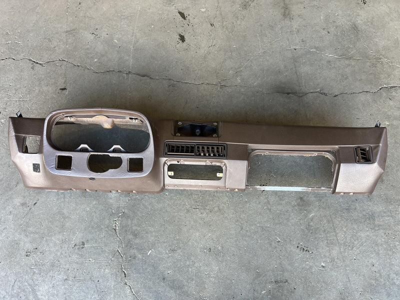 1983-1985 Porsche 944 Front Dashboard Dash Assembly Brown Surround OEM #2016EM
