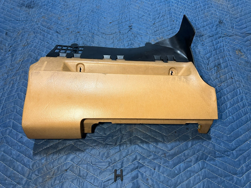 1986-1995 Mercedes 300D W124 Tan Right RH Lower Dash Trim Kick Panel OEM #2802EM