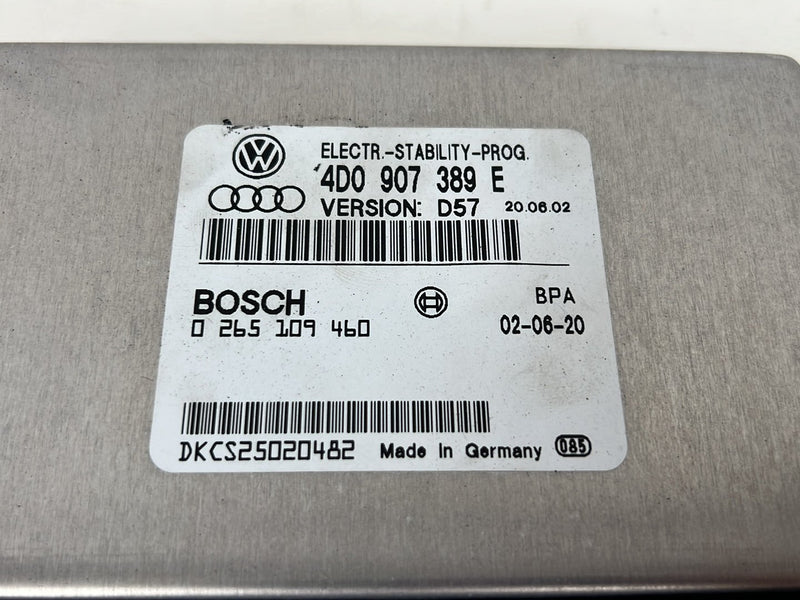 2001-2003 Audi S8 D2 A8 ABS Control Module Electronic Stability Program ESP OEM #6076EM