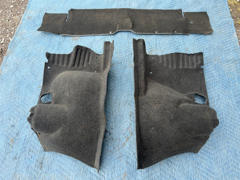 1985-1992 Volkswagen Golf Carpet Rear Trunk Right Left Black OEM