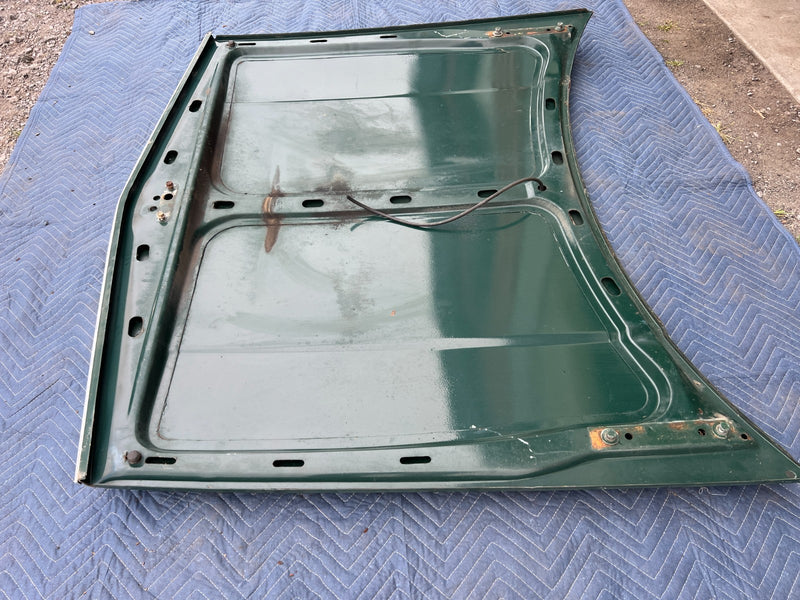 1967-1974 Volvo 140 142 Coupe Front Hood Engine Bonnet Panel Green OEM #4858EM