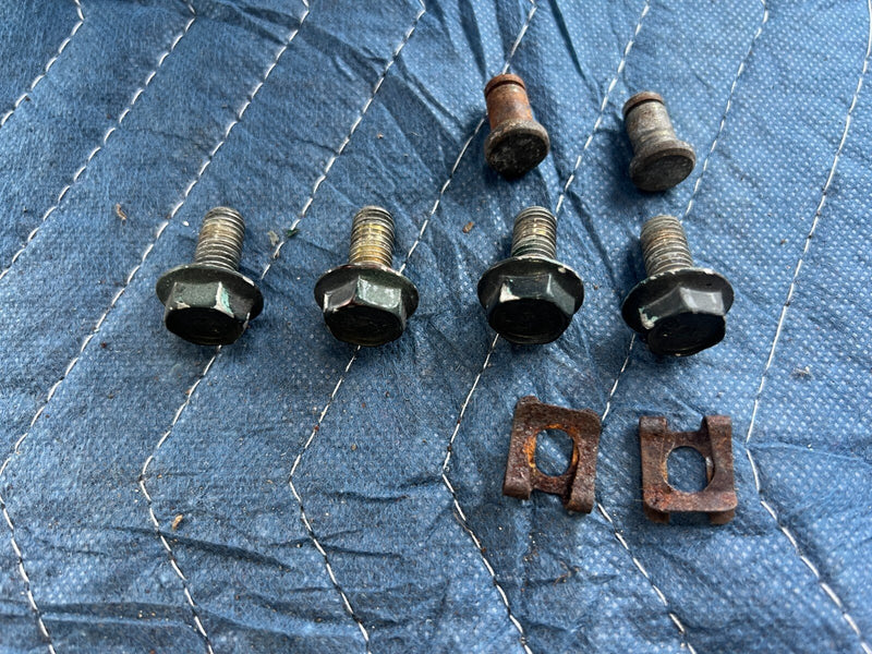 1983-1985 Porsche 944 Right Left Hood Hinge Mounting Bolt Hardware OEM #2551EM