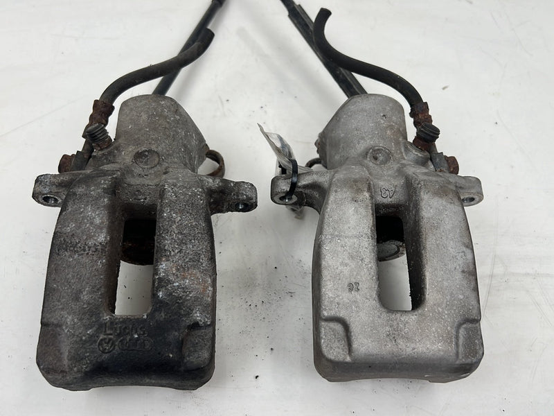 1996-2003 Audi S8 D2 A8 Lucas Rear Brake Caliper w/ Pads & Bolts Pair OE #6371EM