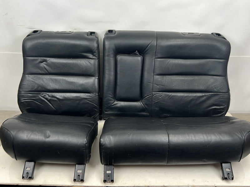 1990-1992 Volvo 740 745 940 Wagon Black Leather Rear Seat Assembly OEM #5985EM