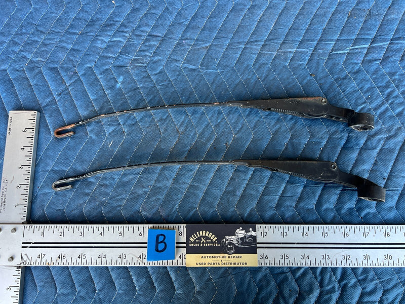 1983-1985 Porsche 944 Front Right & Left Windshield Wiper Arm Pair OEM #2458EM