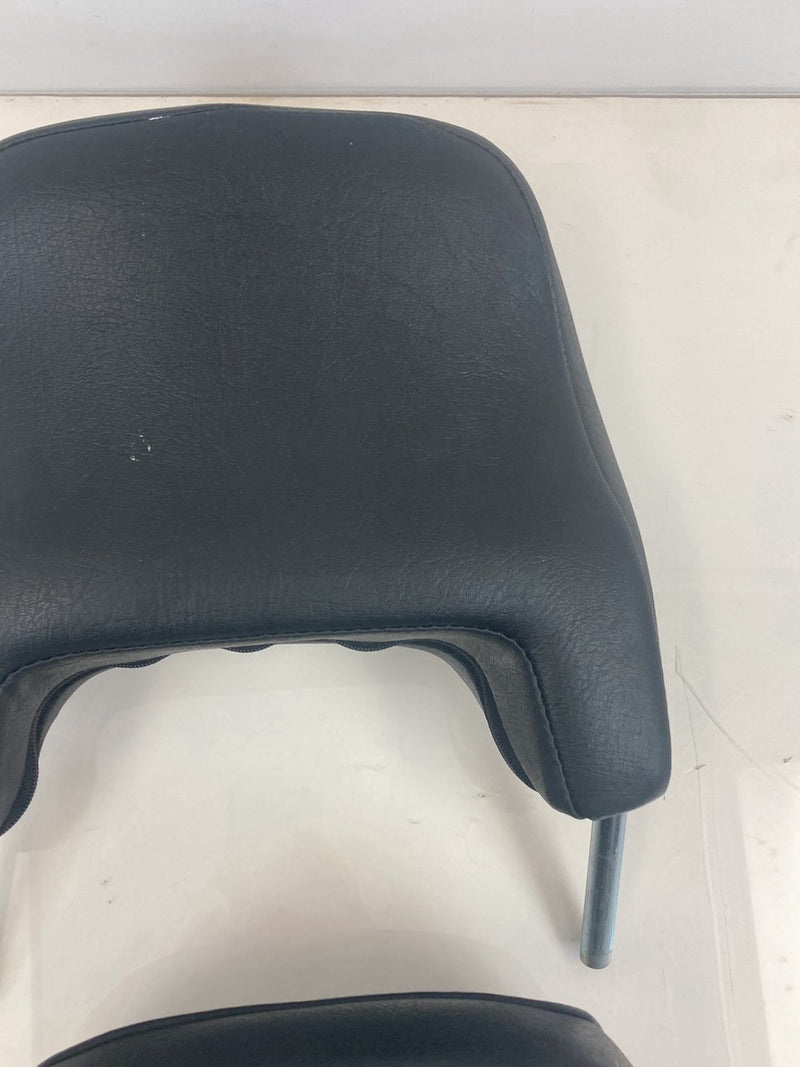 1989-1995 Volvo 940 944 Front Right & Left Black Headrest Pair OEM #6392EM