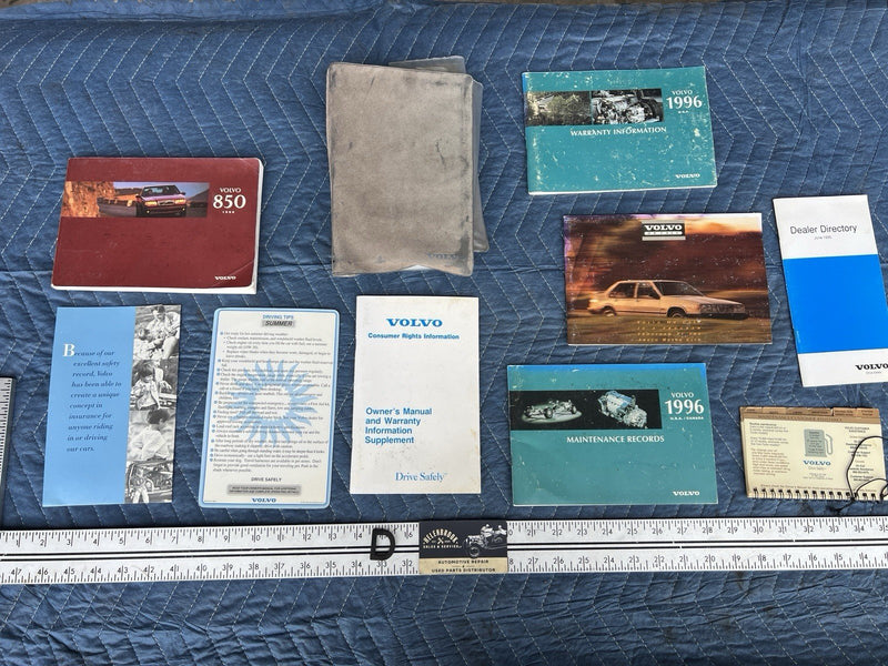 1996 Volvo 850 P80 Owners & Operators Manual Book Set OEM #4464E