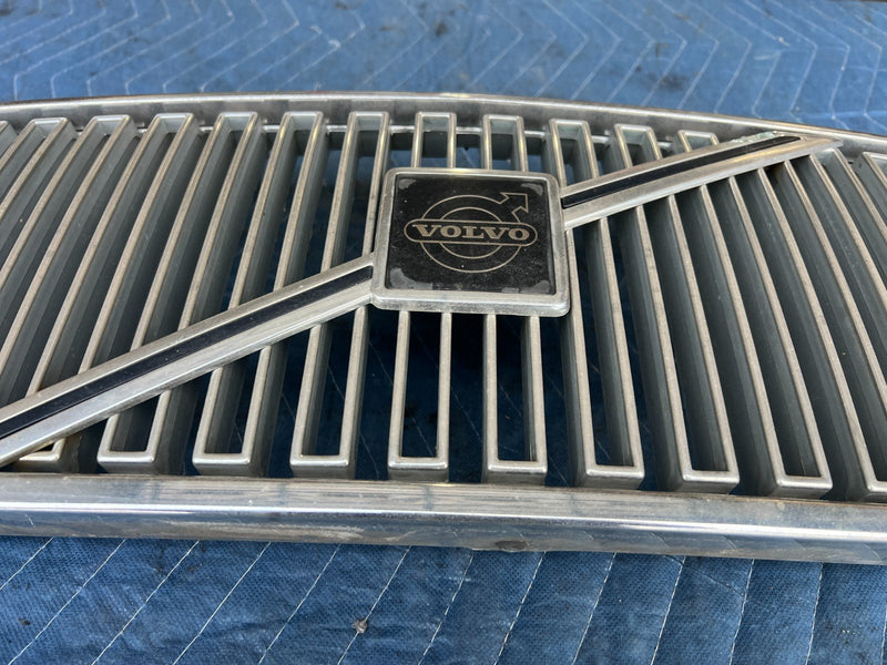 1989-1995 Volvo 740 940 Front Chrome Grille w/o Fog Lights 3518885 OEM #3727EM