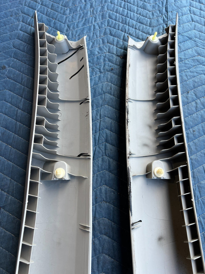 2003-2008 Toyota Corolla Right & Left A Pillar Trim Pair Gray OEM #3351EM