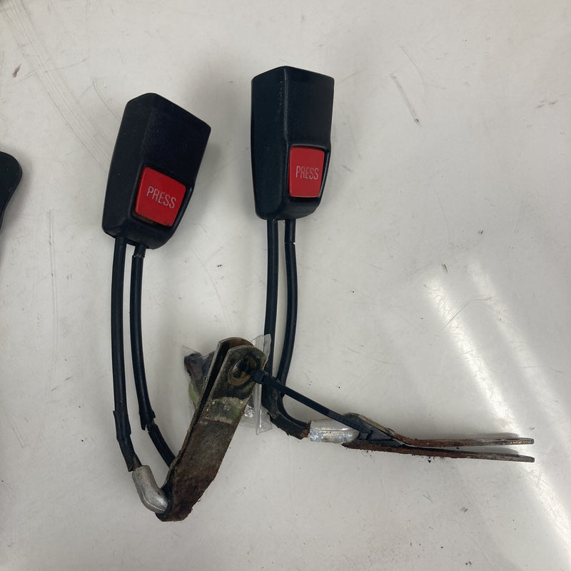 1981-1985 Volvo 240 245 Rear Seat Belt Buckle Set Left Right Center OEM