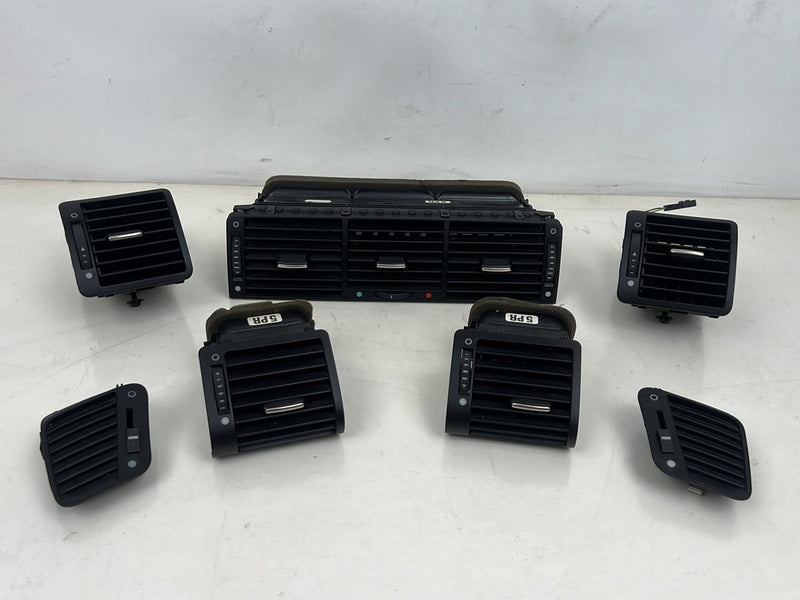2001-2003 Audi S8 D2 A8 HVAC AC Heat Dash Vent Duct Set OEM #6102EM
