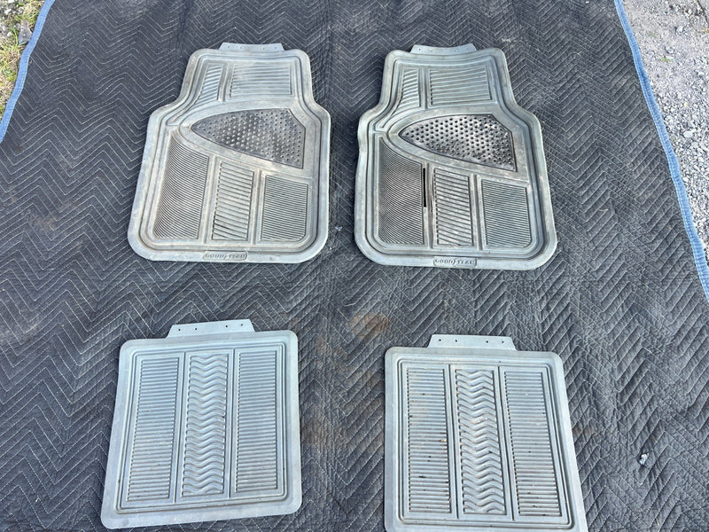 2003-2008 Toyota Corolla Front Rear RH LH Rubber Floor Mat Set OEM #3363EM