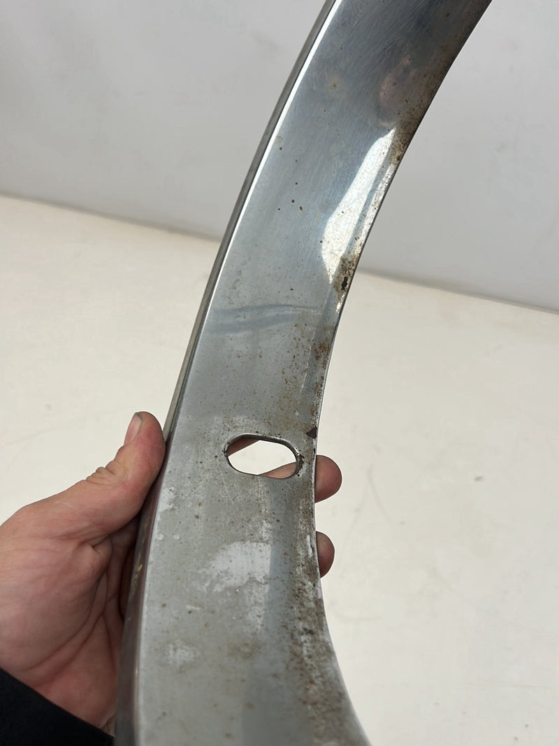 1975-1980 Volvo 244 240 14” Steel Wheel Trim Ring Chrome OEM #5400EM