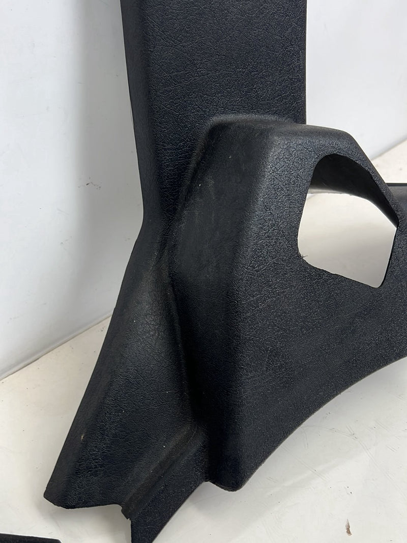 1990-1992 Volvo 740 745 940 Wagon Right & Left C Pillar Trim Black OEM #5869EM