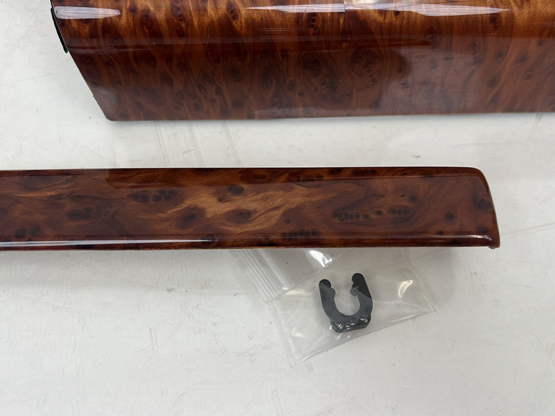 1996-2003 Audi S8 D2 A8 Dash Dashboard Wood Grain Trim Bezel Set OEM #6453EM