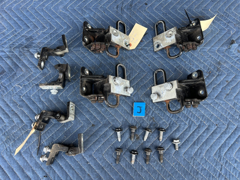 2005-2011 Audi A6 Front Rear LH RH Upper & Lower Door Hinge Set OEM #3466EM