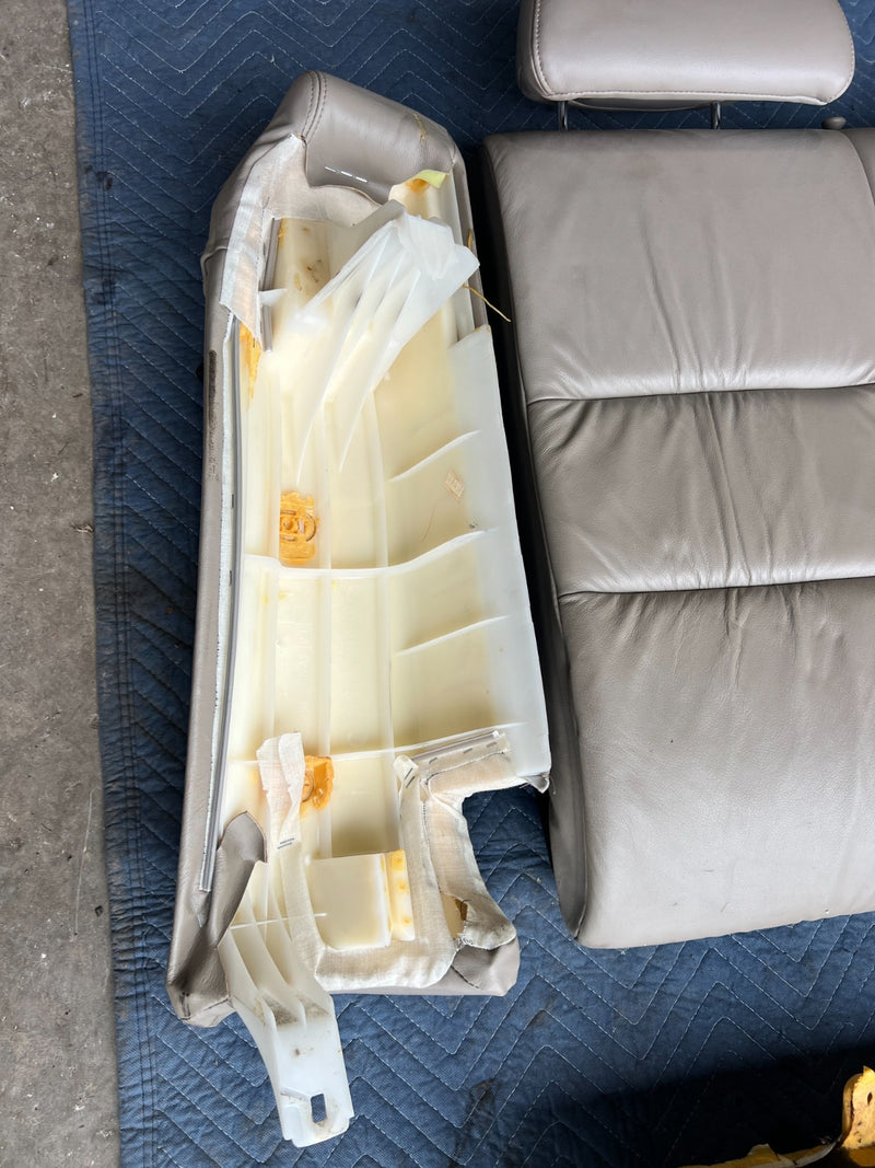 2002-2006 Toyota Camry Complete Rear Seat Assembly Beige Leather OEM #5007EM