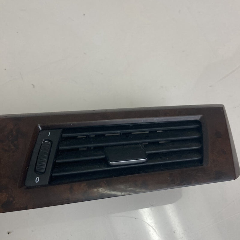 2003-2007 BMW 545i E60 Dash Vent Set Wood Veneer Panel 1254023 OEM #4958M