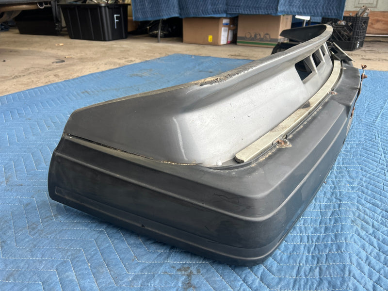 1986-1993 Volvo 240 244 245 Front Bumper Assembly w/ Brace Gray OEM #4461EM