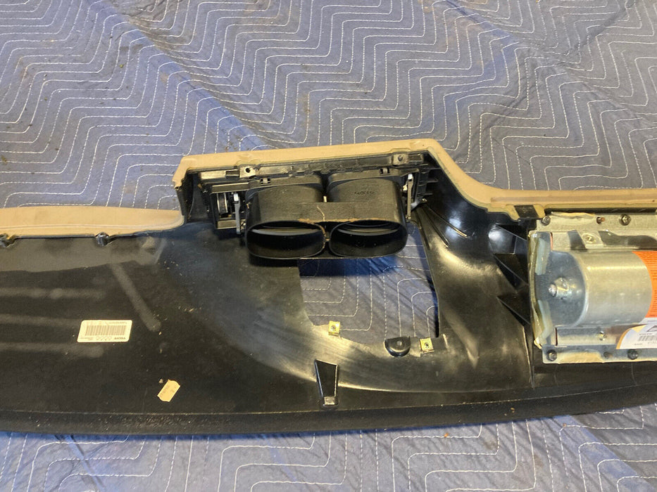 1998-2000 Volvo V70R V70 Upper Dash Panel Pad Tan Leather Interior AWD OEM #304M