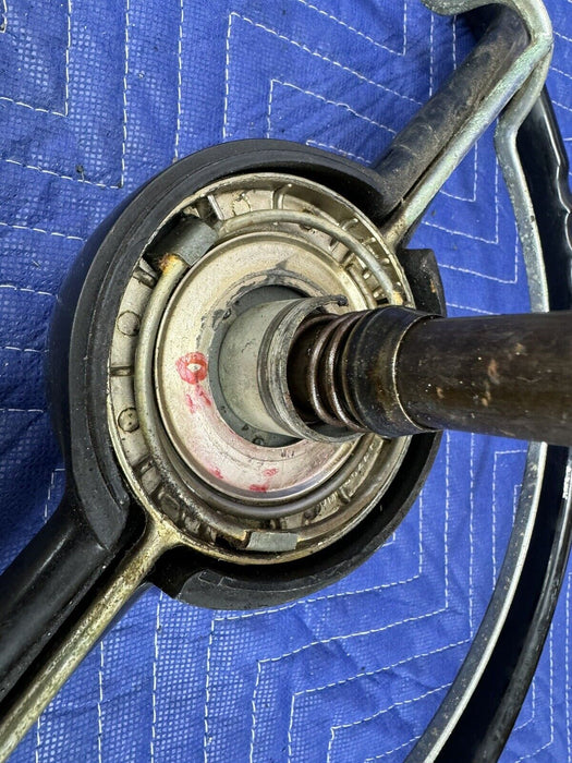 1949-1952 Mercury Steering Wheel & Horn Ring Original w/Center Cap OEM #3268E