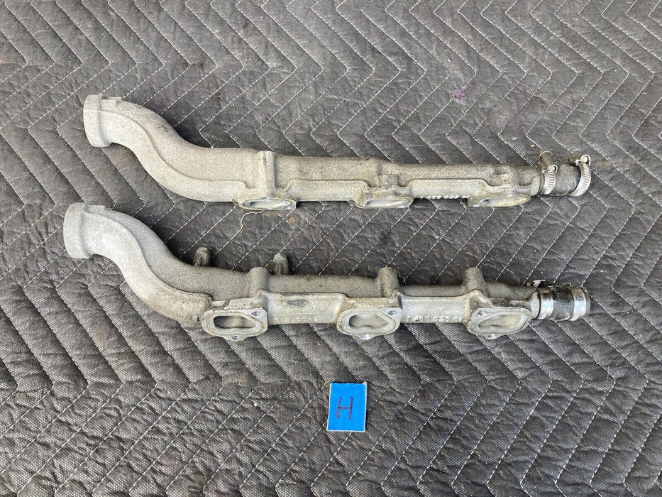 1982-1994 BMW E30 318i 325i 1406923 Engine Coolant Return Pair 1406920 #2165M