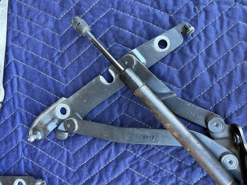 2003-2009 Audi S4 B6 B7 8E Pair Rear Trunk Lid Hinges 8E5827301G OEM #663EM