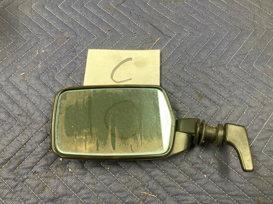 1975-1985 Volvo 242 240 244 245 Driver Side Mirror Right RH Black #1641M