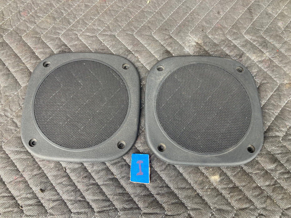 1982-1994 BMW E30 318i 325i 1370803 Left Right Speaker Grille Cover Pair #2219M