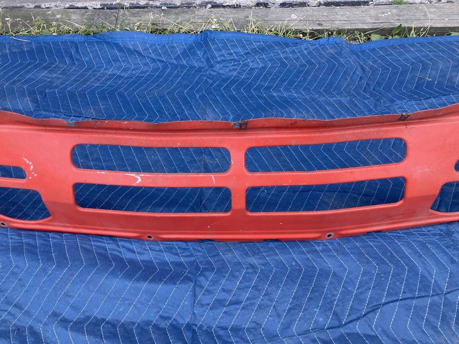 1982-1994 BMW E30 318i 325i Metal Bumper Red Valance Front Grille OEM #2340M