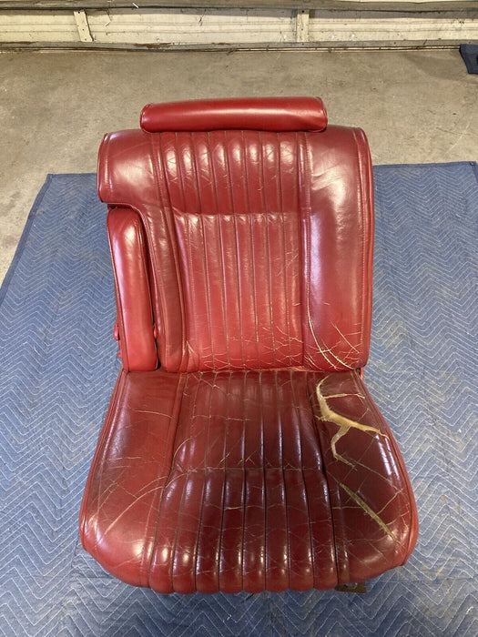 1976-1979 Cadillac Seville Left Front Seat Drivers Side Red Leather #1746M