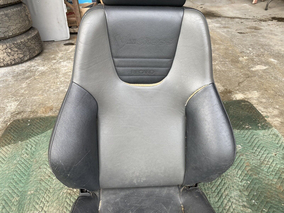 99-01 OEM Front Passenger Side Recaro Black Leather Seat ISUZU VEHICROSS #645E