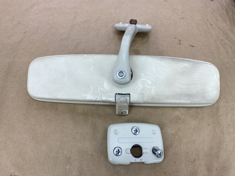 1969-1974 Volvo 144 145 Tan Rear View Mirror & Mounting Plate 1221025 OE #2480EJ