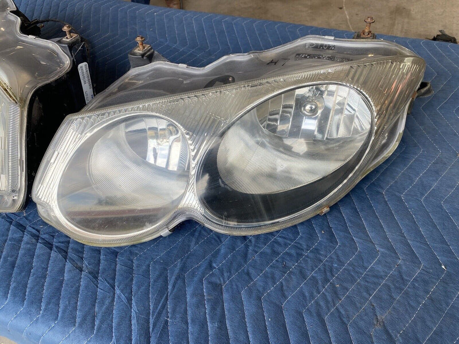 2001-2004 Chrysler 300M Pair LH & RH Headlight Lamp Assembly 205806B OEM #39MC