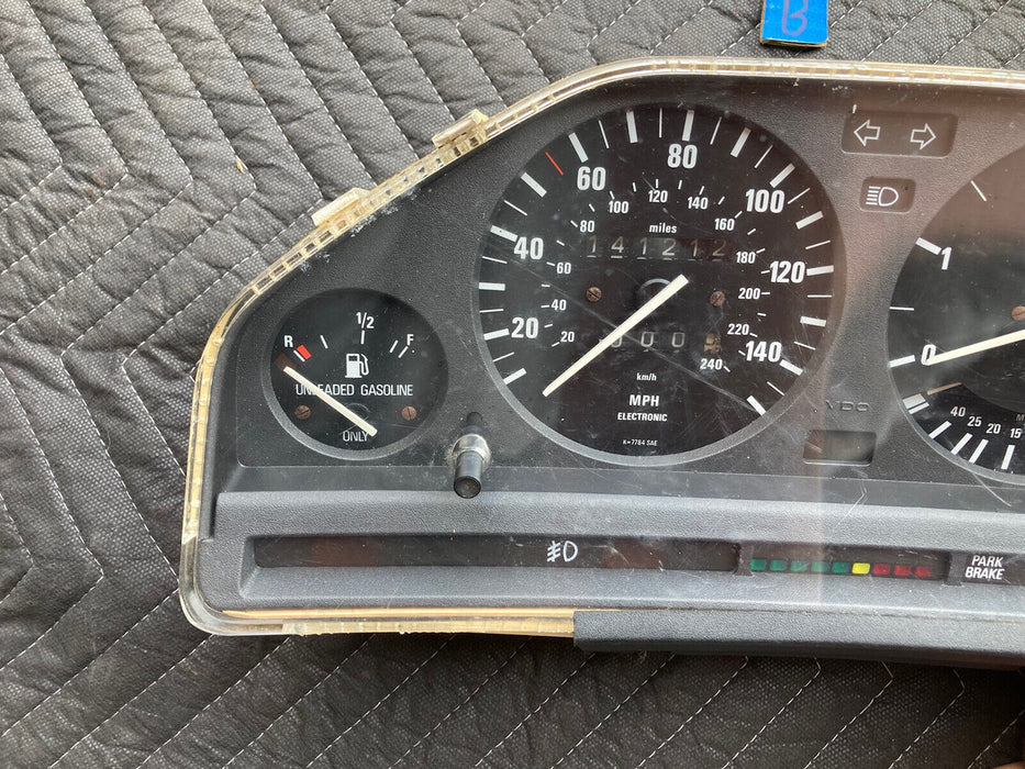 1984-1991 BMW E30 318i 325i 1377313 Manual Gauge Cluster Speedometer OEM #2085M