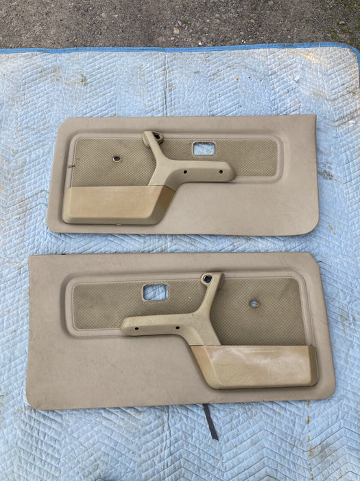 1982-1994 BMW E30 318i 325i Door Cards Left Right Pair Coupe OEM #2267M