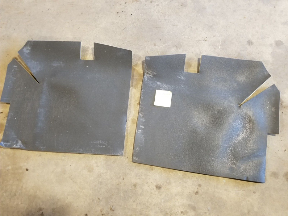 1986-1993 Volvo 240 242 244 245 L & R Rear Footwell Insulation Pads OEM #100AN