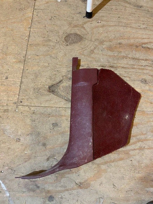 88-94 Chevy Silverado Yukon GMC Interior Lower Kick Panel LH Red Maroon OE #407E