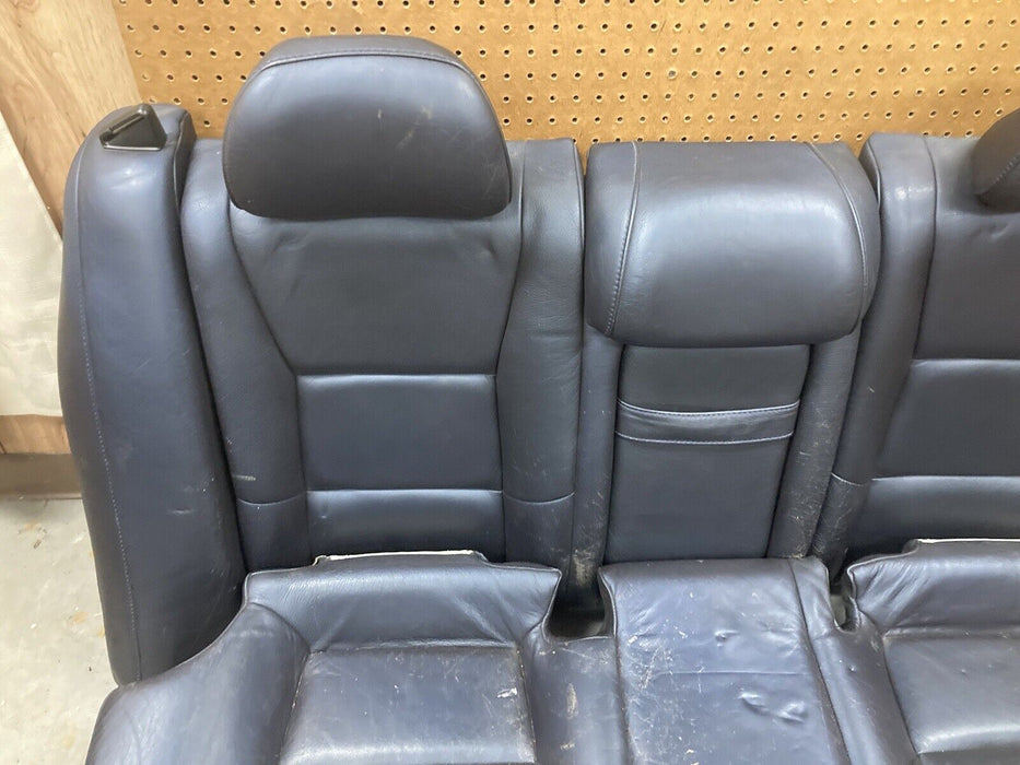 2005 2006 2007 Volvo S60R S60 Rear Seat Nordkap Blue Leather Back Bench #1409M