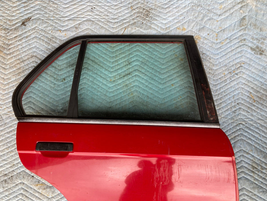 1982-1994 BMW E30 320i 318i 325i Rear Passenger Door Right RH Red OEM #2282M