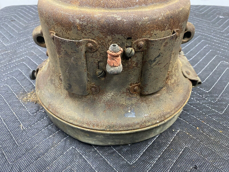 Antique Vintage Car Gas Carbide Headlight Brass & Steel Model T 1910s #2998E