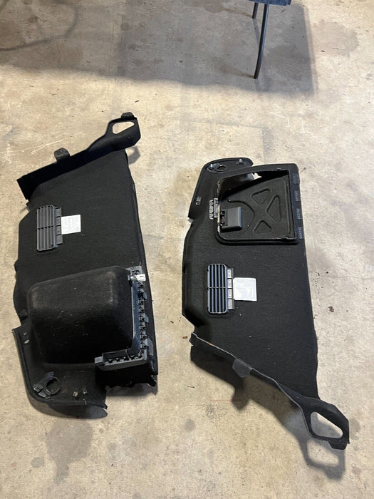 02-12 Audi A4 B6 Sedan 2.0T Left & Right Molded Trunk Carpet Liners OEM #157EM